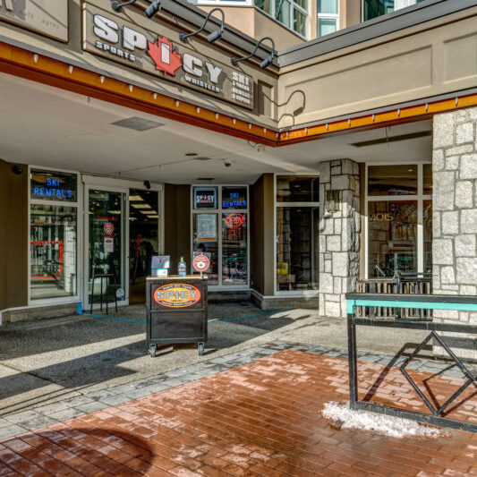 Spicy Sports Blackcomb Base Store and tuning shop.